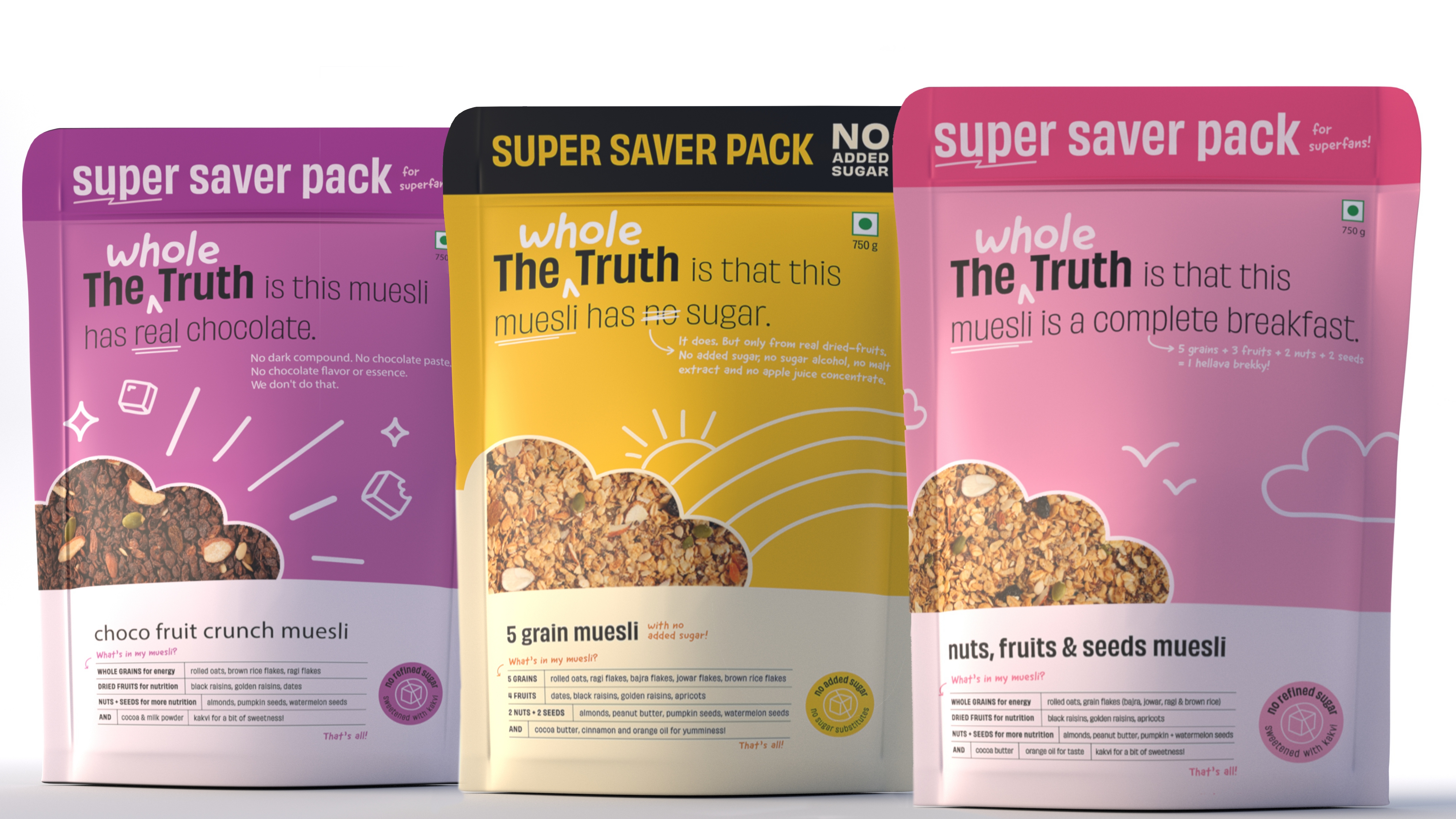 The Whole Truth Foods — 3D Product Modeling